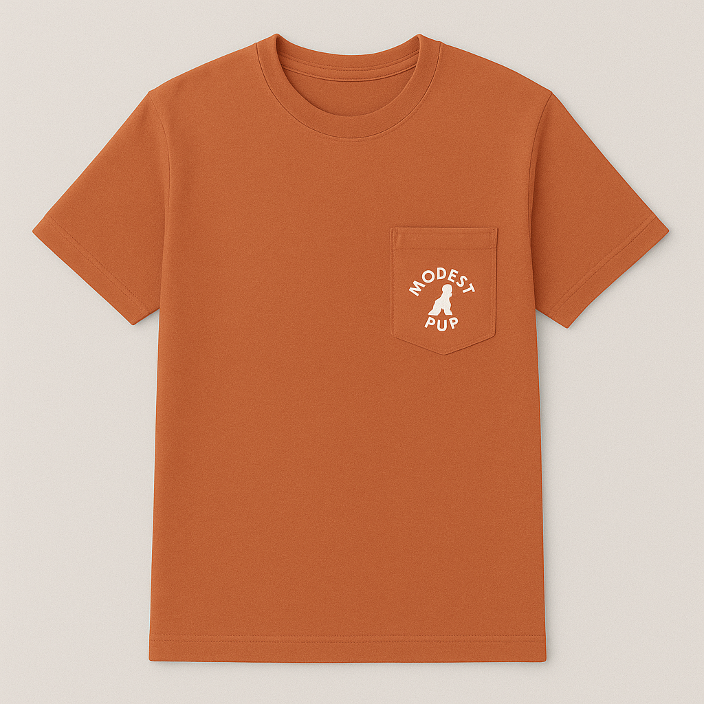Golden Hour Pocket Tee – Terracotta Clay