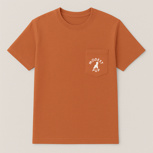 Golden Hour Pocket Tee – Terracotta Clay